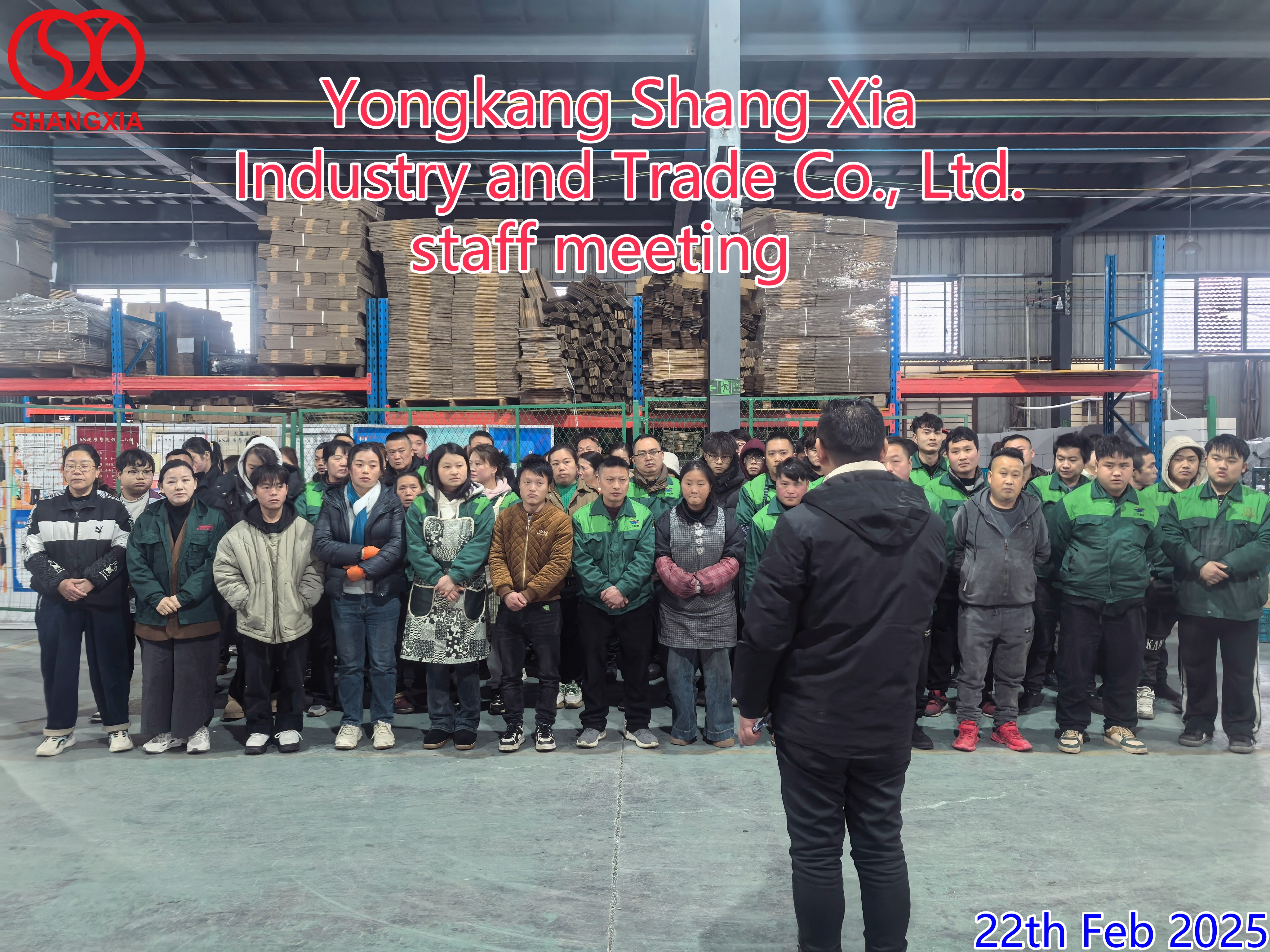 Yongkang Shang Xia Industri dan Trade Co., Ltd. 2025 rapat staf
